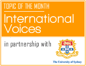 International Voices Topic of the Month